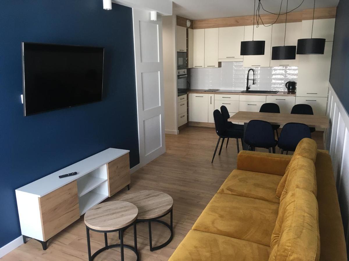 Kraków Navyblue Luxury&Home Office Friendly Apartment by M&P Exterior foto